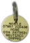 Picture of Small Round Brass Pet Tag 