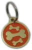 Personalized- Orange-Bone-Styled-Brass-Dog-Tag-UK