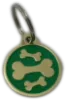Personalized-Green-Bone-Styled-Brass-Dog-Tag-UK