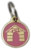 Pink-Kennel-style-pet-tag-with-engraving