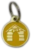 Yellow-Kennel-style-pet-tag-with-engraving