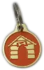 Orange-Kennel-style-pet-tag-with-engraving