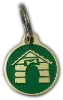 Green-Kennel-style-pet-tag-with-engraving