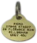 Picture of  Brass Oval Dog Tag (Medium)