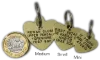 Picture of  Brass Heart Dog Tag (Small)