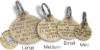 Picture of Round Brass Reinforced Dog Tag