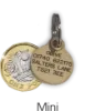 Picture of 20mm (0.8") Diameter Reinforced Brass Dog Tag