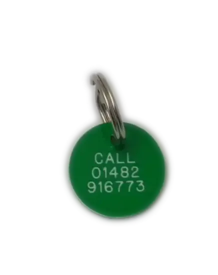 Picture of Round Plastic Pet Tag (Mini)