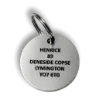 Picture of Stainless Steel Round Dog Tag (Medium)