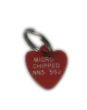 Mini Heart shaped Dog Tags 