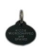 Oval Brass Pet Tag (Mini)