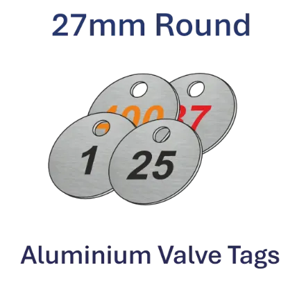 Picture of 27mm  Anodised  Aluminum Valve Tags