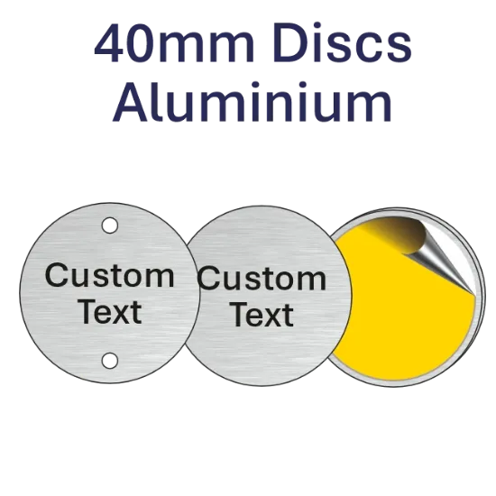 Picture of 40mm dia. Aluminum Discs