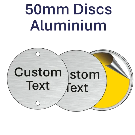 Picture of 50mm dia. Aluminum Discs