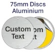 Picture of 75mm dia. Aluminum Discs