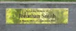 Picture of Brass Bench Plaque  140x40mm
