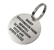 Picture of Stainless Steel Round Dog ID Tag (Large)