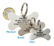 Picture of Stainless Steel Bone Dog ID Tag (Medium)