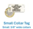 Picture of Stainless Steel Collar Dog ID Tag (Small)