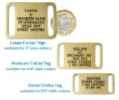 Picture of Collar Brass Dog ID Tags (Large)
