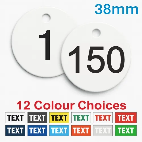 Picture of 1-150 Traffolite, plastic valve tags 38mm