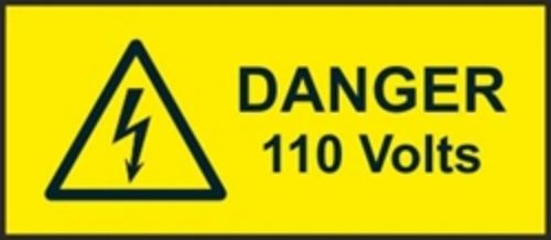 Picture of Danger labels 110V