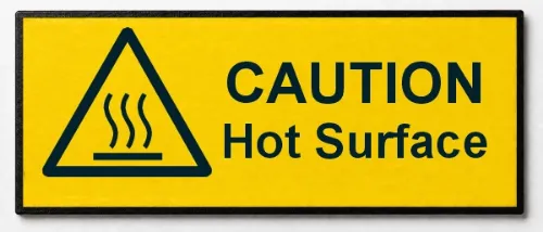 Picture of Caution hot surface