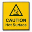 Picture of Caution hot surface