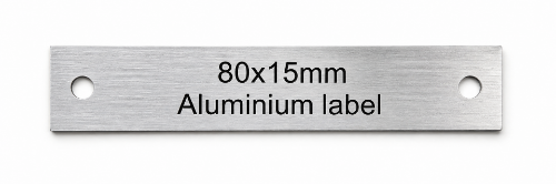 Picture of Aluminium Labels 80x15mm